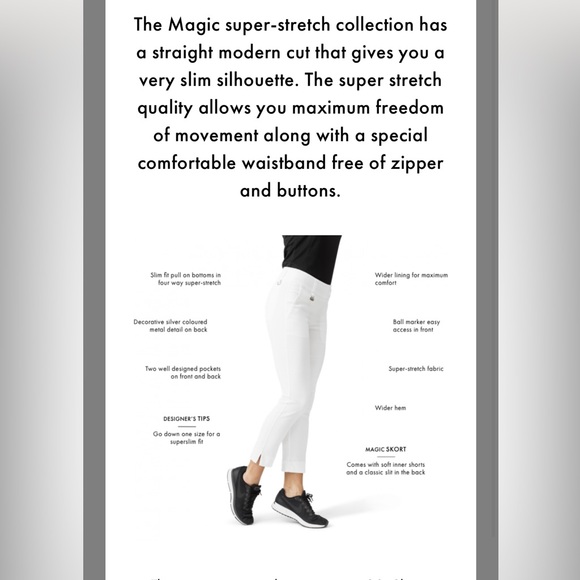 Daily Sports Magic City Shorts black golf athletic pickle ball size 38 - Picture 13 of 13